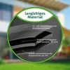 TTL GARDEN Sonnensegel 2,6x2,6m Quadrat beige 300D UV Produktbild-Vorschau 6