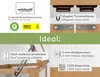 needs&wants® Mini Gewächshaus klein winterfest aus Holz für Produktbild-Vorschau 3