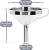 com-four® 2-teiliges Trichter Set aus rostfreiem Edelstahl Produktbild-Vorschau 6