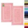 Lavea® 2er Set Badematte 50x80 cm, Badezimmerteppich 100% Produktbild-Vorschau 1