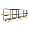 Mega Deal | 4x Schwerlastregal Big Elephant | HxBxT Produktbild-Vorschau 2