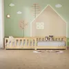 ML-Design Kinderbett 90x200 cm Natur Bodenbett für Kinder Produktbild-Vorschau 8