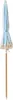 A light blue umbrella with a wooden handle and lace trim, presented against a white background. Produktbild-Vorschau