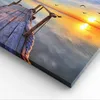 Bild auf Leinwand - Leinwandbild - See Natur Brücke Vögel - Produktbild-Vorschau 5