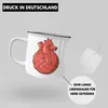 Trendation - Herz Emaille Tasse Valentinstag Volleyball Produktbild-Vorschau 4