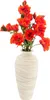 Bodenvase RELIEF 50cm  - bauchig, cremefarben, Keramik, Produktbild-Vorschau 4