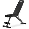 A black adjustable weight bench is shown against a white background. Podgląd zdjęcia produktu