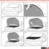 Bonnet Bra Steinschlagschutzmaske Haubenbra Maske für Fiat Produktbild-Vorschau 3