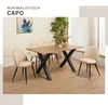 Albatros Esszimmerstühle mit Samt-Bezug 4er Set CAPO, Beige Produktbild-Vorschau 3