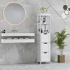 Armoire de salle de bain HOMCOM avec 2 compartiments Voir les images du produit 2