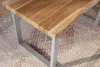 Esstisch Baumkante massiv Akazie Natur 120 x 80 U-Gestell Produktbild-Vorschau 4