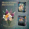 Klemmbausteine Blumen 12 Wildblumen Set Blumenstrauß Produktbild-Vorschau 3