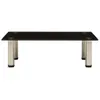 vidaXL TV-Tisch 60x35x17 cm Schwarz Hartglas Produktbild-Vorschau 6