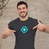 Herren T-Shirt Motiv Arc Reactor Iron Comic Film Produktbild-Vorschau 4