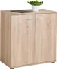 Kommode - Eiche Sonoma Nachbildung - B 71 cm - zwei Türen - Produktbild-Vorschau 3