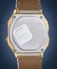 The back of a Casio watch with a sticker on it. Voir les images du produit