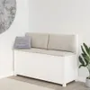 Panchina vidaXL bianca 110x41x76,5 cm in legno massello di Anteprima dell’immagine prodotto 10