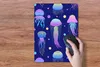 MuchoWow® Mauspad Mousepad Quallen - Muster - Meerestiere - Produktbild-Vorschau 4