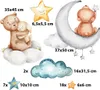 Dekorative Wandsticker für Kinderzimmer Produktbild-Vorschau 2