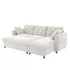 Merax 3 Sitzer Ecksofa Mit Stauraum, Sofa Mit Chaise Longue Produktbild-Vorschau 6