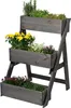 dobar Dreistufige Pflanztreppe aus Holz, Blumenkästen inkl. Produktbild-Vorschau 9