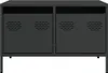 vidaXL Mobile TV nero 68x50x43,5 cm Acciaio laminato a Anteprima dell’immagine prodotto 6