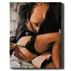 Oh Art! – Malen nach Zahlen Set Frau – 40x50cm, mit Produktbild-Vorschau 1