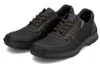 Rieker Herren Echtleder Schnürhalbschuh schwarz, Herren:45 Produktbild-Vorschau 1