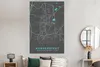 MuchoWow® Poster Norderstedt - Stadtplan - Blau - Karte - Produktbild-Vorschau 4