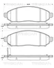 1 TRISCAN Bremsbeläge Bremsklötze VORNE 8110 14046 Produktbild-Vorschau 1