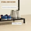 HOMCOM Stojak na ubrania, wieszak z drążkiem, półka na buty Podgląd zdjęcia produktu 5