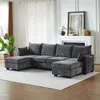 Modulares Chenille-Sofa, Ecksofas für das Wohnzimmer Produktbild-Vorschau 1
