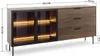 Kommode Sideboard LUMI 181 cm Eiche Dunin 2 Türen links 3 Produktbild-Vorschau 5