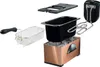 An exploded view of a deep fryer with its components laid out. Produktbild-Vorschau