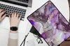 MuchoWow® Laptop Hülle 14 ZollMarmor - Rosa - Lila - Gold Produktbild-Vorschau 2