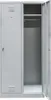 Umkleideschrank BHP Mega-M J-80 2-türig grau B-80 cm T-50 Produktbild-Vorschau 3
