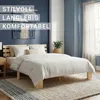 Homestyle4u drevená posteľ 160x200 manželská posteľ s Náhľad obrázku produktu 5