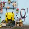 BigDean Gartenschlauchhalter aus Metall silber - robuster Produktbild-Vorschau 2