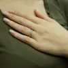Vorsteckring 0,18 Carat Diamant halbrund Ring 14 Karat Produktbild-Vorschau 2