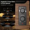 Retro-Walnuss Bluetooth-Plattenspieler Turntables mit 4 Produktbild-Vorschau 7