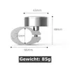 A76C  Motorrad Lenker Uhr – Einbau Digital-Quarzuhr mit Produktbild-Vorschau 4