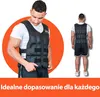 DH FitLife regulowana kamizelka obciążeniowa 20KG, do Podgląd zdjęcia produktu 4