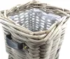 VAN DER LEEDEN Rattan Übertopf Grau quadratisch mit Produktbild-Vorschau 2