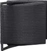 vidaXL Sonnenliege mit Auflage Poly Rattan Schwarz Produktbild-Vorschau 4