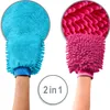 COM-FOUR® 3x Waschhandschuh für KFZ und Haushalt - Produktbild-Vorschau 4