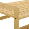 Relaxdays Scaffale portabiancheria con 2 ripiani, 3 cestini Anteprima dell’immagine prodotto 7