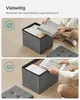 SONGMICS 41 cm Sitzbank mit Stauraum, klappbare Sitztruhe, Produktbild-Vorschau 7