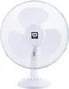 SHE Tischventilator 40W 40cm osz. stufenlose Neigung weiß Produktbild-Vorschau 2