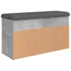 vidaXL Lavica na topánky betónová sivá 82x32x45,5 cm Náhľad obrázku produktu 8