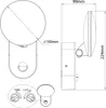 LED Wandlampe mit PIR Bewegungssensor Dämmerungssensor Produktbild-Vorschau 10